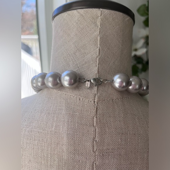 Vintage Monet Faux Pearl Necklace, Approx 28” - Picture 4 of 5
